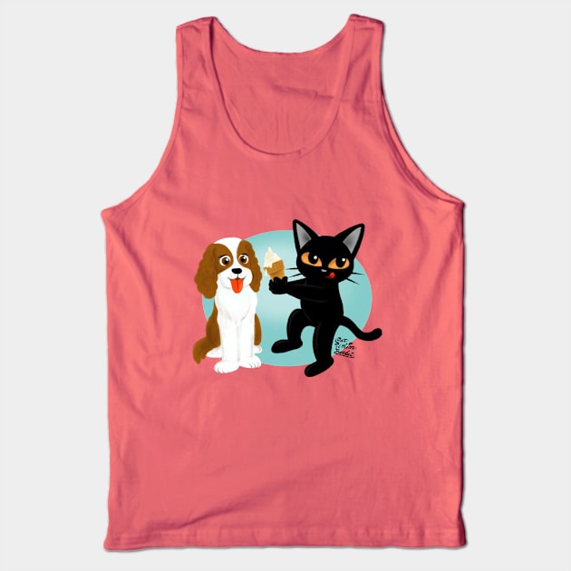 Share the ice cream Tank Top by BATKEI